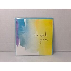 Papyrus Thank You Card OS Multicolor New 10152424